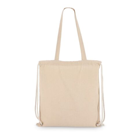 Bolsa de algodón con cordón OEKO-TEX® 38 x 42 cm 140 g/m². Ecru | sin montaje de publicidad | no disponible | no disponible