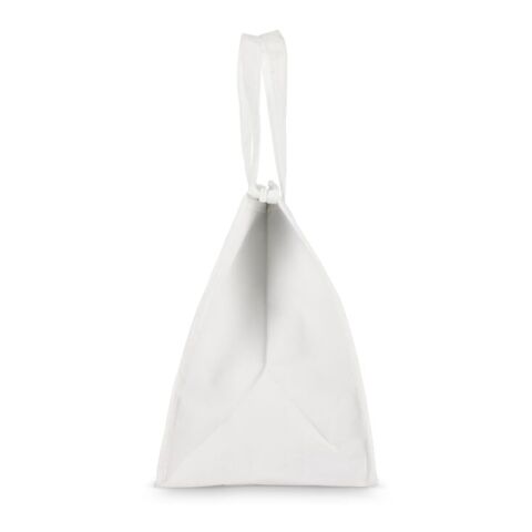 R-PET Bolsa nevera no tejida 33x 25,5 x 37 cm 75 g/m². Blanco | sin montaje de publicidad | no disponible | no disponible