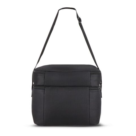 R-PET 600D Bolsa nevera doble compartimento 30 x 20 x 25cm 12L Negro | sin montaje de publicidad | no disponible | no disponible