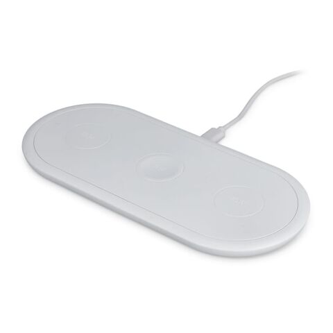 Cargador inalámbrico rápido 3 en 1 de 15 W para teléfono, Apple Watch y AirPods. Blanco