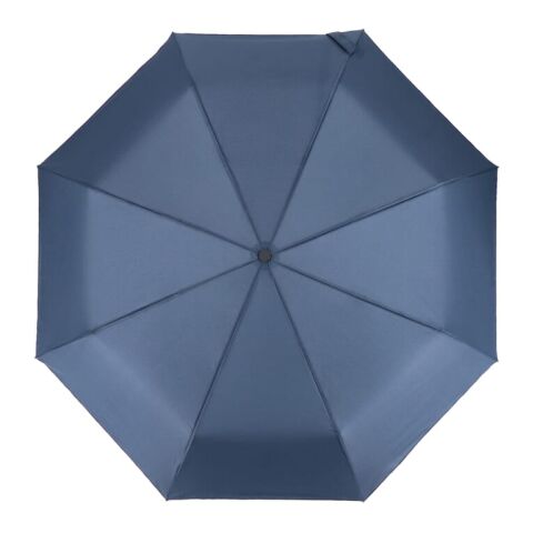 Taman Pongee 21" Paraguas cortaviento plegable Apertura y cierre automáticos Azúl oscuro | sin montaje de publicidad | no disponible | no disponible