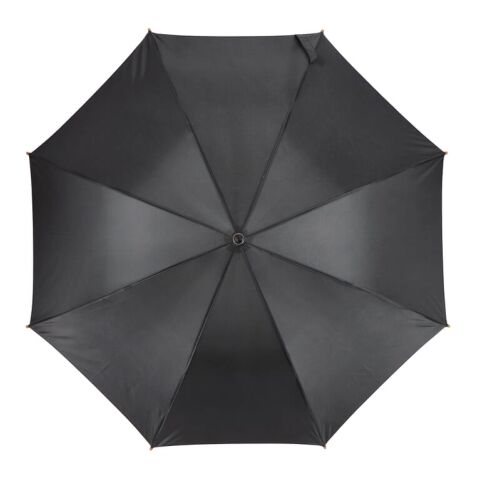 Aran 190T Poliéster 23" Paraguas Auto abierto Negro