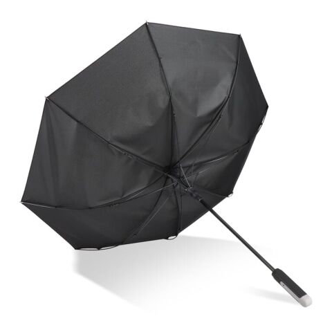 Emerantia 190T Pongee 23" Stick umbrella Auto open Negro | sin montaje de publicidad | no disponible | no disponible