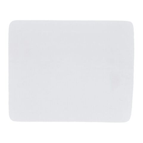 Alfombrilla de microfibra con silicona, 18 × 22 cm, para sublimación. Blanco