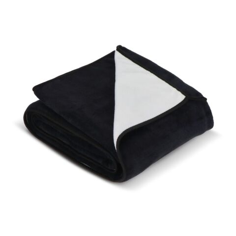 Manta de vellón de coral adherido 120 x 150 cm (500 g/m²) sublimación negro | sin montaje de publicidad | no disponible | no disponible