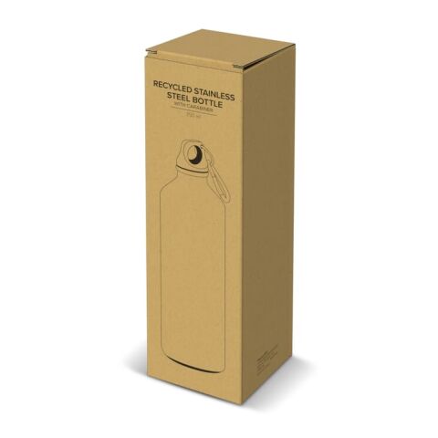 Botella de pared simple R-SS con mosquetón 750ml Blanco | sin montaje de publicidad | no disponible | no disponible