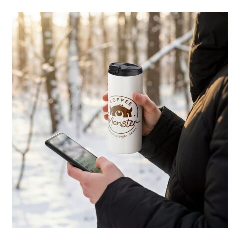 Termo 350 ml Blanco | sin montaje de publicidad | no disponible | no disponible | no disponible