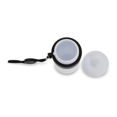 Botella de deporte con borde 500ml Blanco-Negro | sin montaje de publicidad | no disponible | no disponible | no disponible