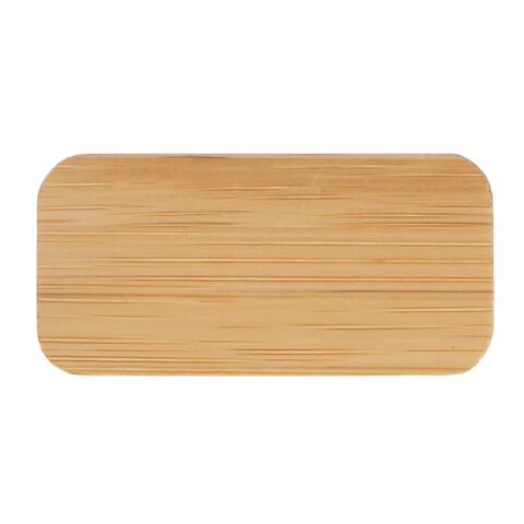 Identificador Bambú con alfiler Natural | sin montaje de publicidad | no disponible | no disponible | no disponible