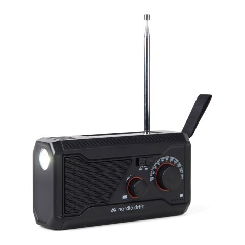 Radio multifuncional Nordic Drift Titan IPX4 de 4000 mAh negro | sin montaje de publicidad | no disponible | no disponible