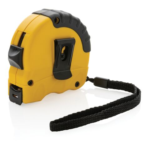 Flexómetro de plástico reciclado RCS 5M/19 mm amarillo-negro | sin montaje de publicidad | no disponible | no disponible