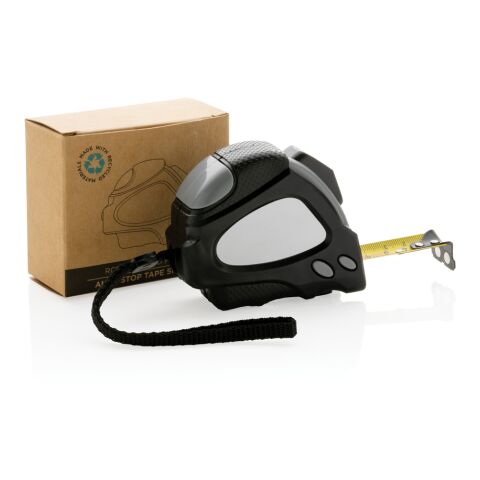 Flexómetro auto stop RCS plástico reciclado 5M/19mm negro | sin montaje de publicidad | no disponible | no disponible