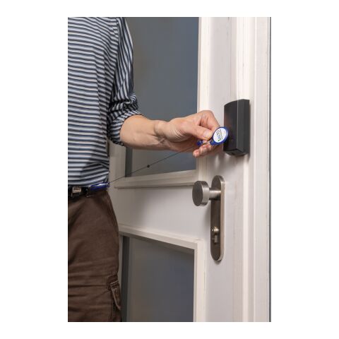 Llavero con clip alargable de ABS reciclado RCS azul | sin montaje de publicidad | no disponible | no disponible