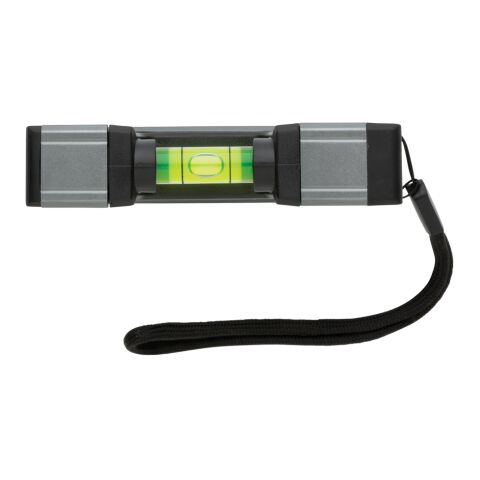 Regla de nivel de bolsillo con imán gris | sin montaje de publicidad | no disponible | no disponible