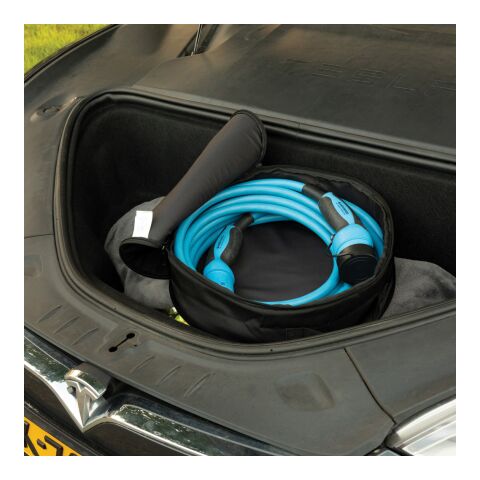 Bolsa para cables Volty Aware™ RPET EV negro | sin montaje de publicidad | no disponible | no disponible