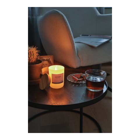 Vela perfumada Ukiyo deluxe con tapa de bambú blanco | sin montaje de publicidad | no disponible | no disponible