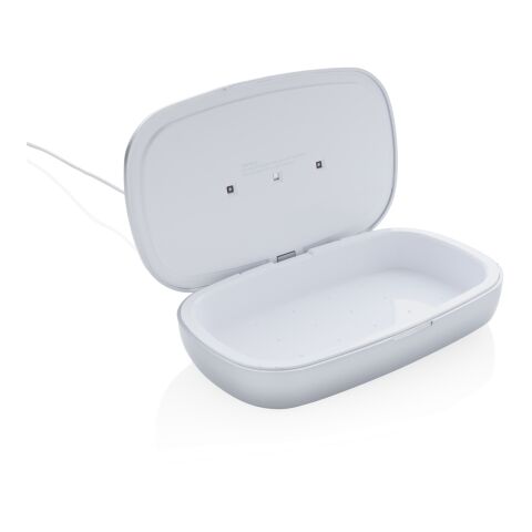 Caja esterilizadora Rena UV-C con cargador inalámbrico de 5W gris | sin montaje de publicidad | no disponible | no disponible