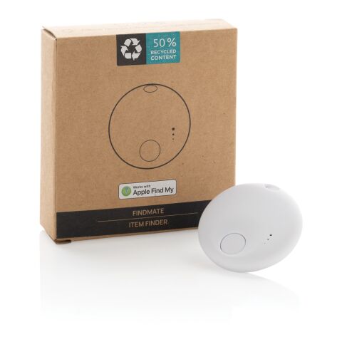 Buscador de artículos FindMate RCS de plástico reciclado blanco | sin montaje de publicidad | no disponible | no disponible