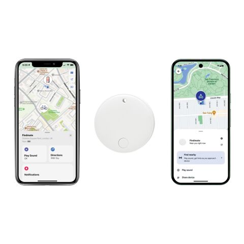 Localizador de artículos Findmate RCS Dual IPX 5 blanco | sin montaje de publicidad | no disponible | no disponible