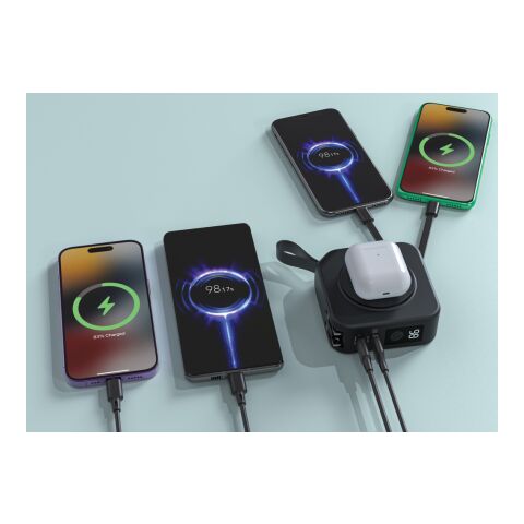 Cargador universal Urban Vitamin Saratoga 5 en 1 negro | sin montaje de publicidad | no disponible | no disponible