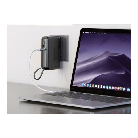 Cargador híbrido Urban Vitamin Eureka RCS reciclado 65W negro | sin montaje de publicidad | no disponible | no disponible