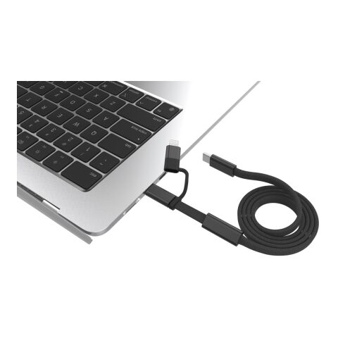Cable de carga rápida 2 en 1 Arc RCS de 60W y 120 cm negro