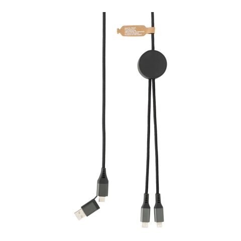 Cable Terra 4 en 1 PET reciclado 3 metros gris | sin montaje de publicidad | no disponible | no disponible