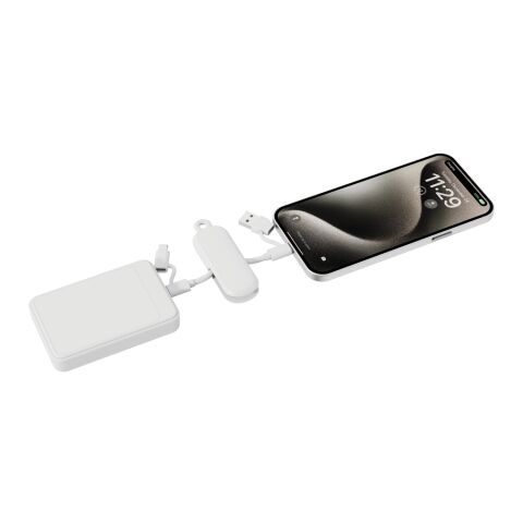 Cable llavero Urban Vitamin Dublin 100W 4 en 1 blanco