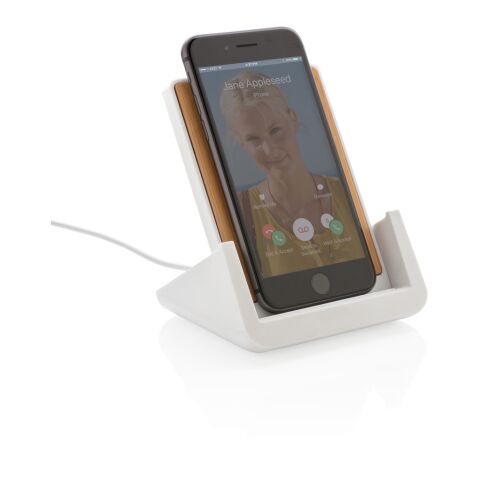 Soporte Ontario 10W de plástico reciclado FSC® y RCS Blanco | sin montaje de publicidad | no disponible | no disponible