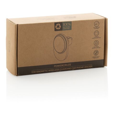 Soporte magnético coche PowerCruze plástico RCS 15W negro | sin montaje de publicidad | no disponible | no disponible
