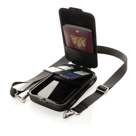 Estuche rígido de viaje Swiss Peak OSLO RCS para móvil negro