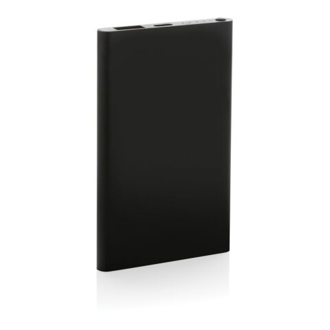 Powerbank plástico/aluminio RCS reciclado de 4000 mah tipo C negro | sin montaje de publicidad | no disponible | no disponible