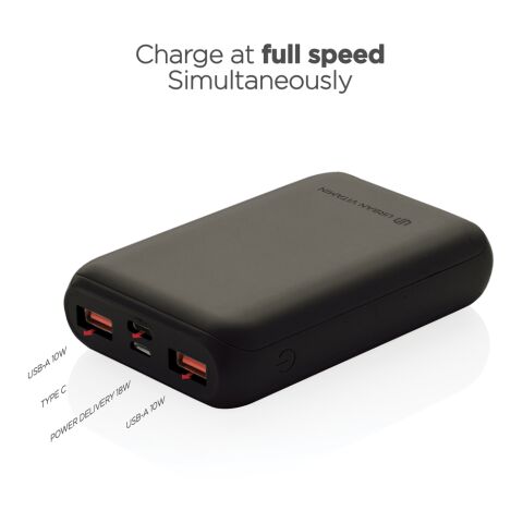 Powerbank Alameda Urban Vitamin de 10.000 mAh PD negro | sin montaje de publicidad | no disponible | no disponible