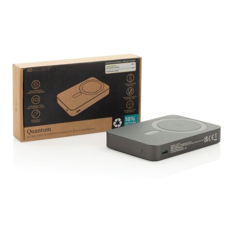Powerbank magnética Quantum RCS 10.000mAh 25W gris-negro | sin montaje de publicidad | no disponible | no disponible