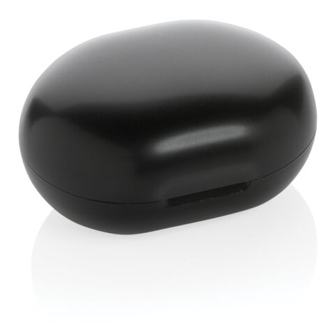 Auriculares TWS de plástico reciclado estándar RCS negro | sin montaje de publicidad | no disponible | no disponible