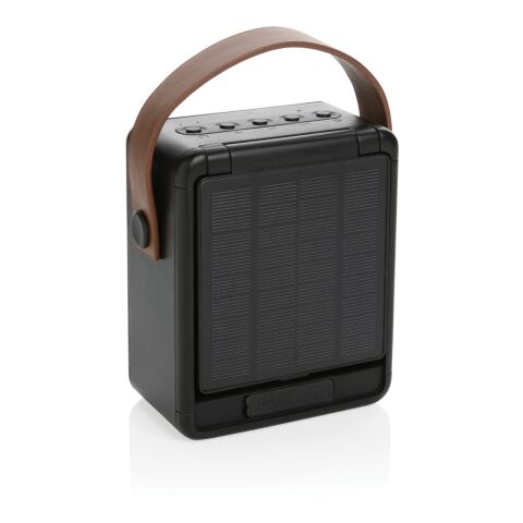 Altavoz solar 12W plástico reciclado RCS Skywave negro | sin montaje de publicidad | no disponible | no disponible