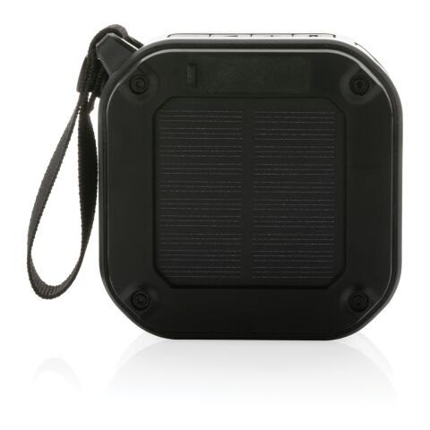 Altavoz solar inalámbrico 3W sunwave plástico reciclado RCS negro | sin montaje de publicidad | no disponible | no disponible