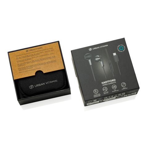 Auriculares con cable Urban Vitamin Hartford RCS negro