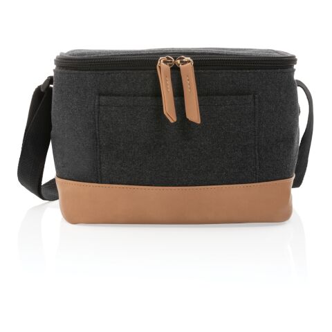 Nevera para 6 latas Impact AWARE™ 16 oz. rcanvas negro | sin montaje de publicidad | no disponible | no disponible