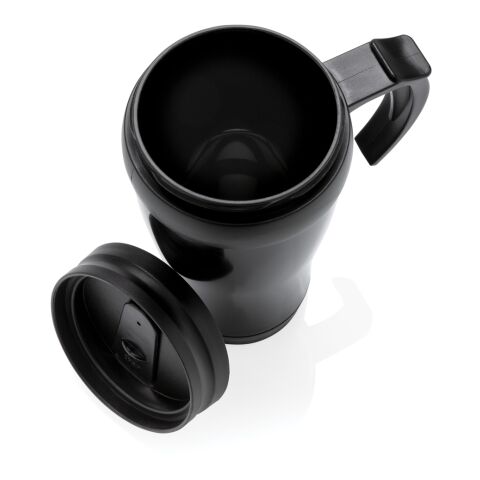 Taza acero inoxidable negro | sin montaje de publicidad | no disponible | no disponible | no disponible