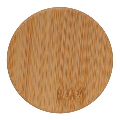 Vidrio de borosilicato de doble pared con tapa de bambú 250m Blanco | sin montaje de publicidad | no disponible | no disponible