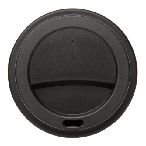 Taza de café reutilizable con tapa de rosca 350ml negro | sin montaje de publicidad | no disponible | no disponible