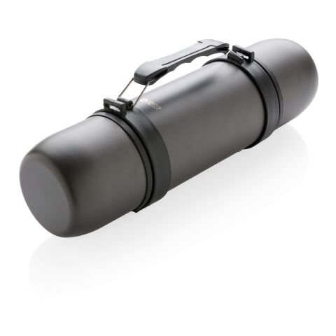 Frasco al vacío con dos tazas Swiss Peak gris | sin montaje de publicidad | no disponible | no disponible | no disponible