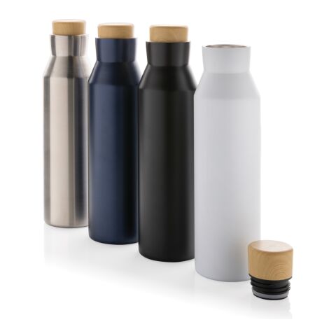 Botella al vacío acero inoxidable reciclado certificado RCS plata | sin montaje de publicidad | no disponible | no disponible