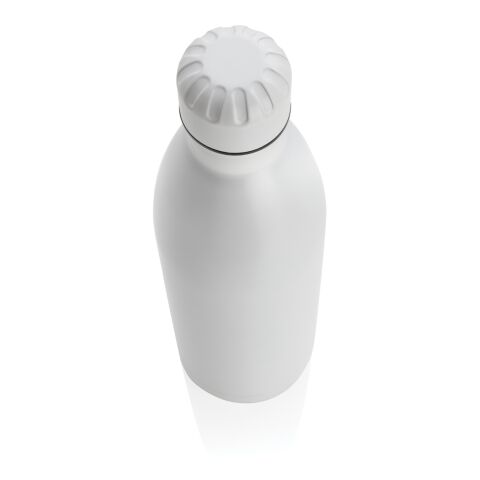 Botella de acero inoxidable al vacío 1L blanco | sin montaje de publicidad | no disponible | no disponible
