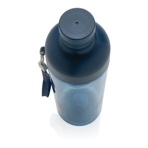 Botella de agua antigoteo PET reciclado Impact RCS 600 ml azul marino | sin montaje de publicidad | no disponible | no disponible