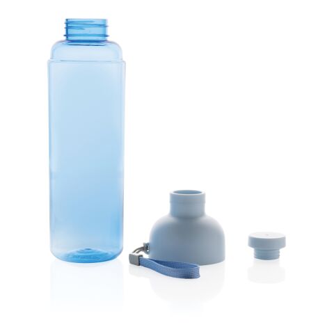 Botella de agua antigoteo PET reciclado Impact RCS 600 ml azul | sin montaje de publicidad | no disponible | no disponible