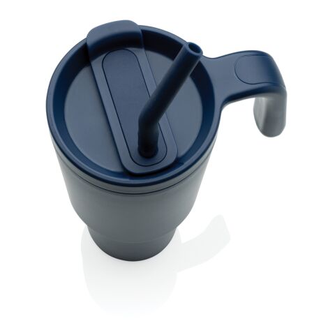 Vaso de acero reciclado certificado Graphic 360 RCS 900ml azul marino | sin montaje de publicidad | no disponible | no disponible