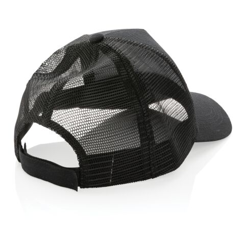 Gorra 5 paneles de algodón cepillado 190 gr Impact AWARE ™ negro | sin montaje de publicidad | no disponible | no disponible | no disponible