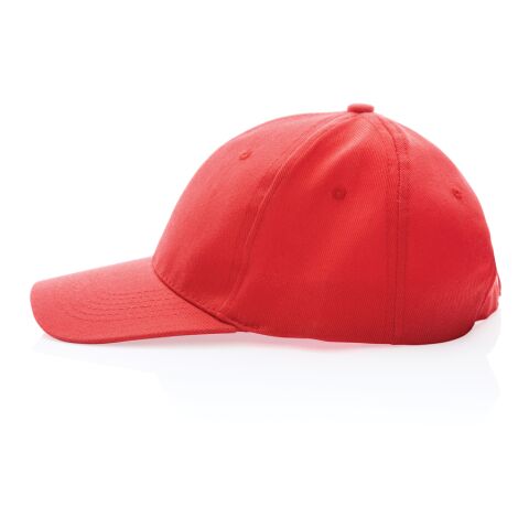 Gorra Impact 6 paneles 280gr de algodón reciclado Rojo Delicioso | sin montaje de publicidad | no disponible | no disponible | no disponible